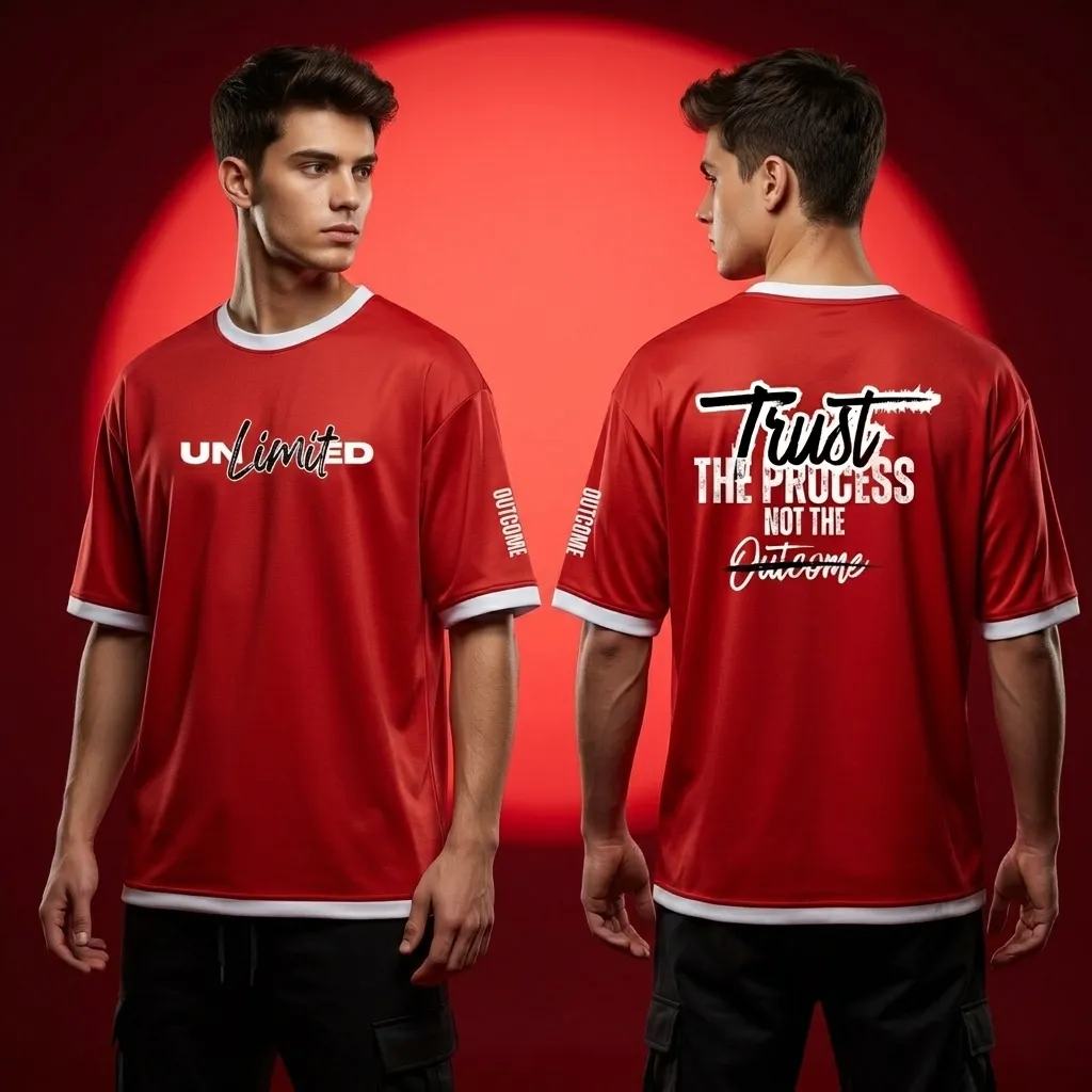 Premium Streetwear Drop Shoulder T-shirt for Men