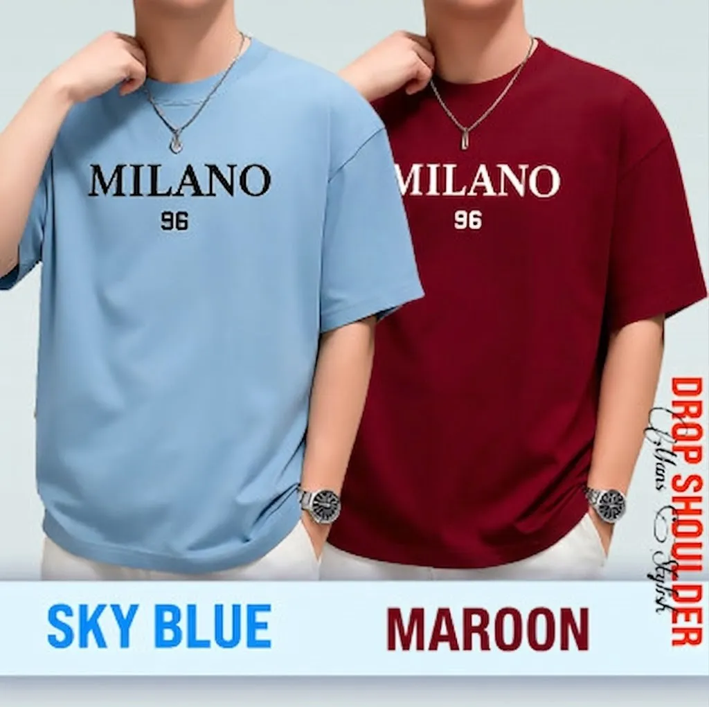 Combo Men's Stylish Drop Shoulder- Milano