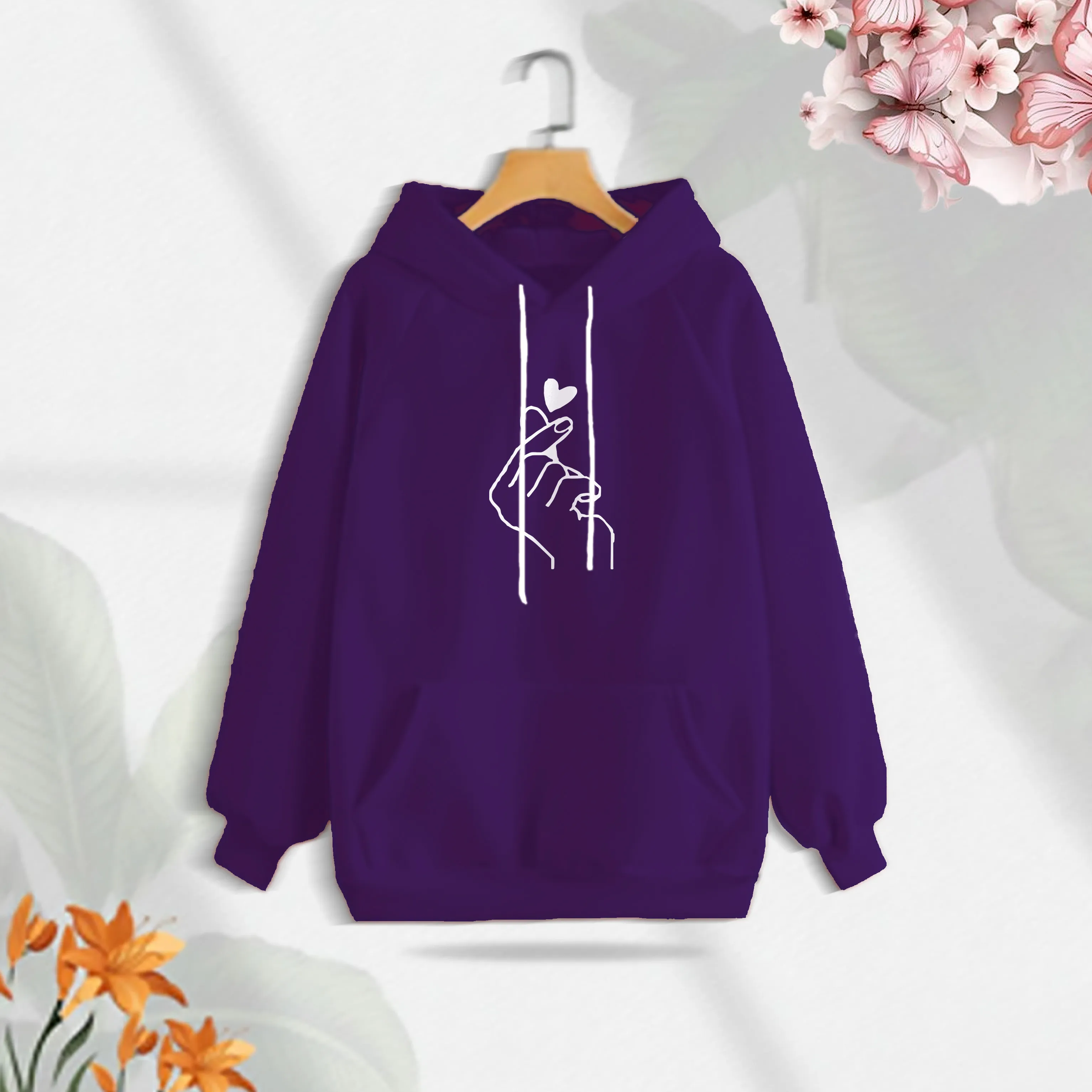 Premium Comfortable (Love Turi) Ladies winter hoodie