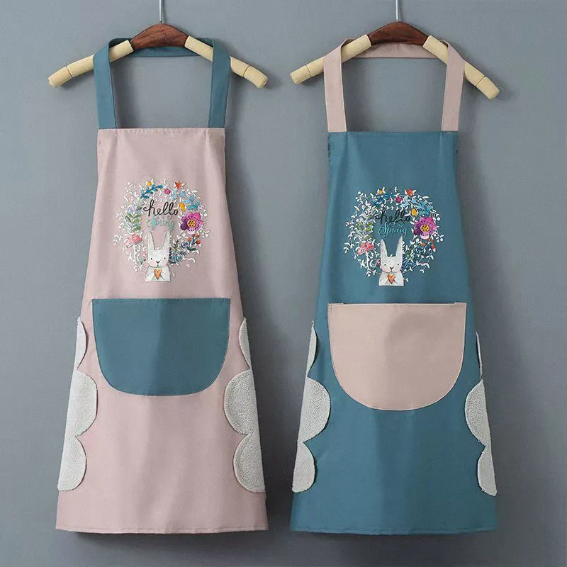 Waterproof And Oil- resistant Apron For Kitchen