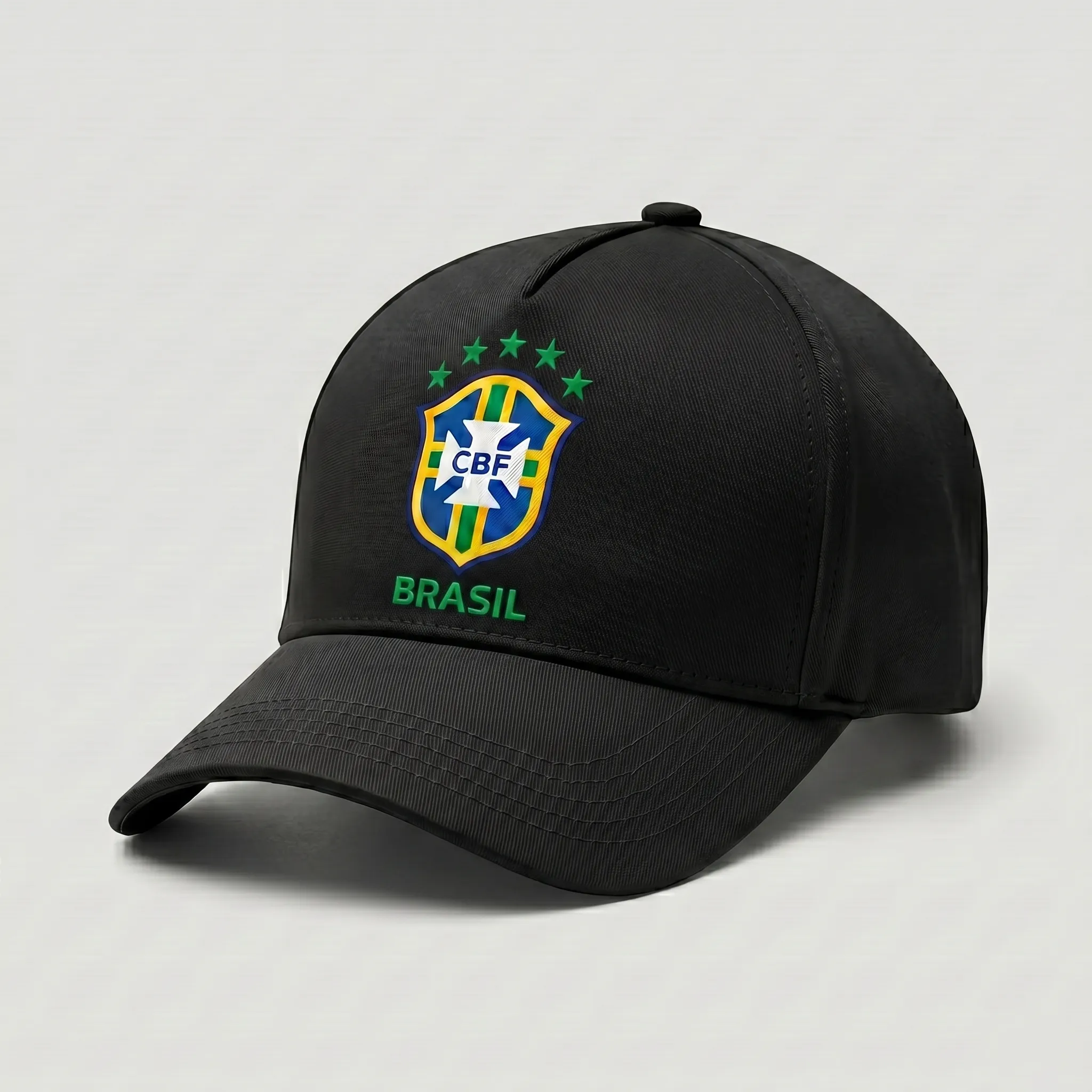 Premium Black Brazil National Team Supporter Cap