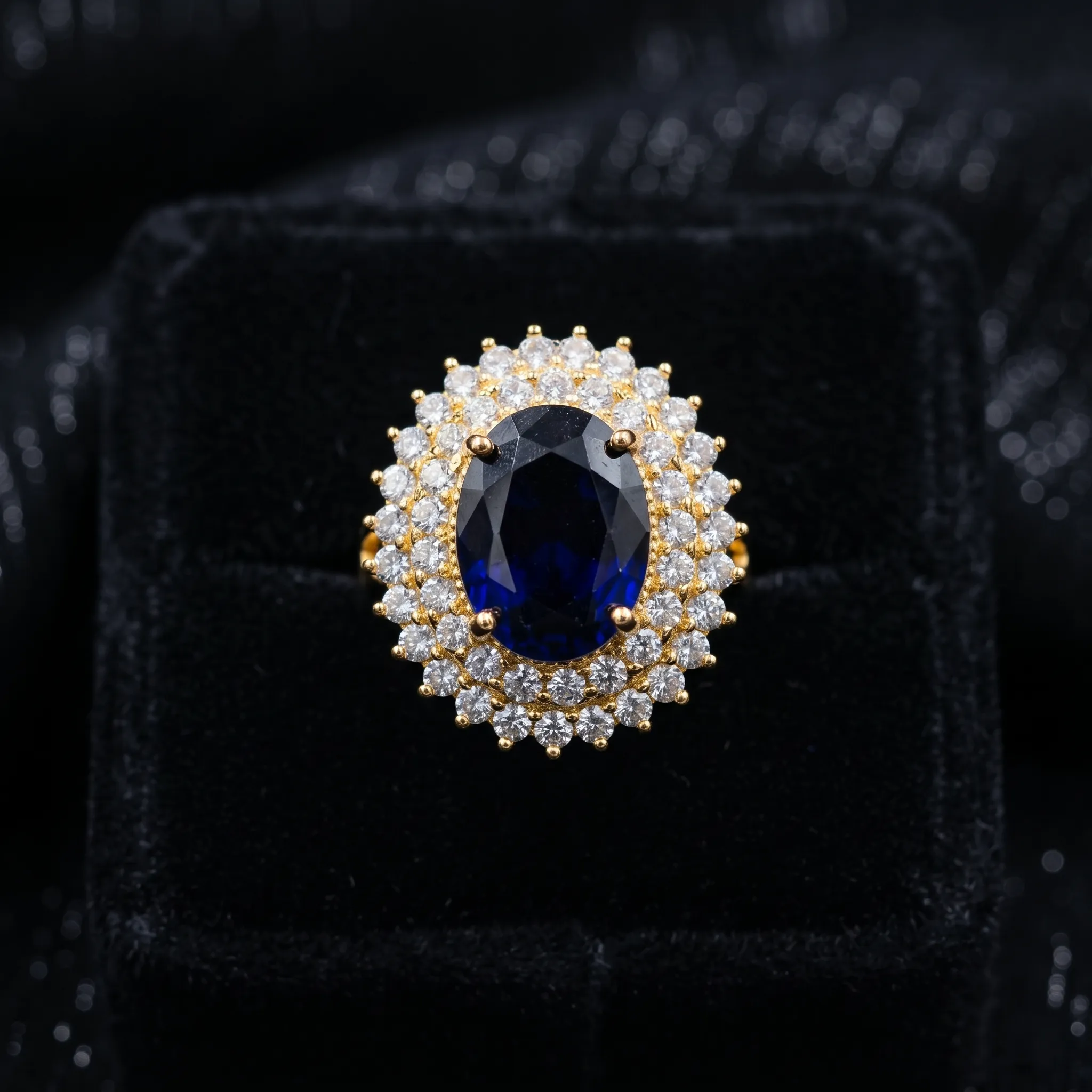 Emerald Royal Crown Ring