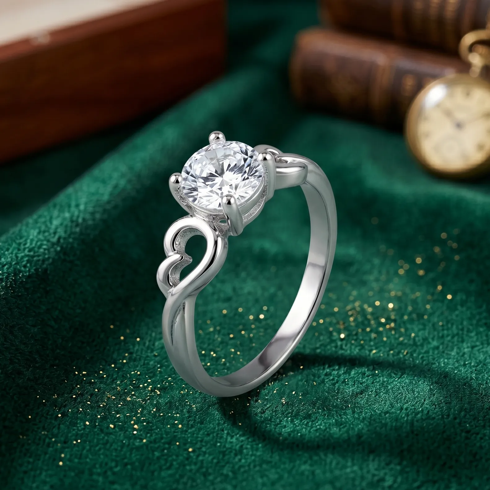 Heart Knot Adjustable Ring