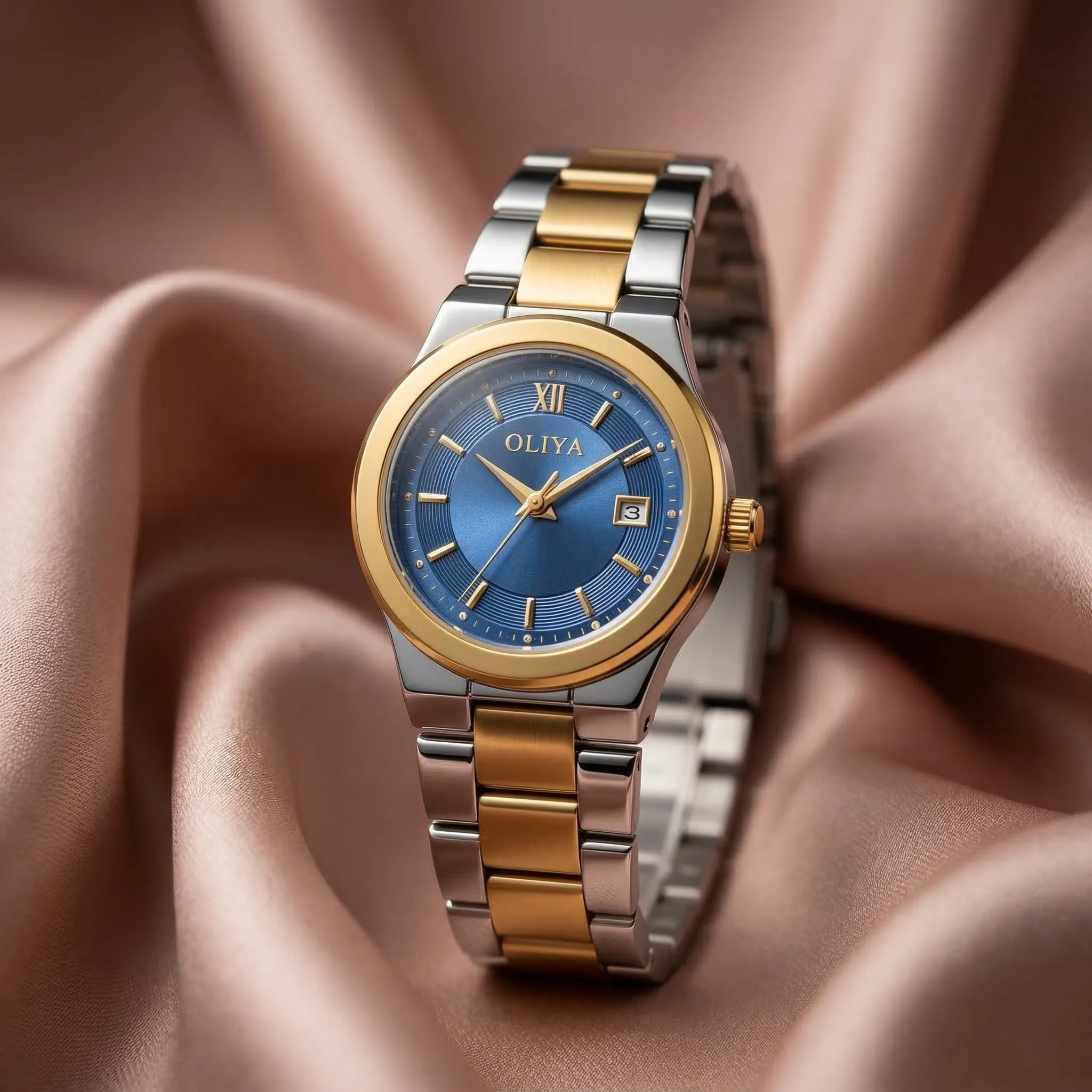 OLIYA Luxury Trendy Elegant Design Men's  Watch 100% waterproof