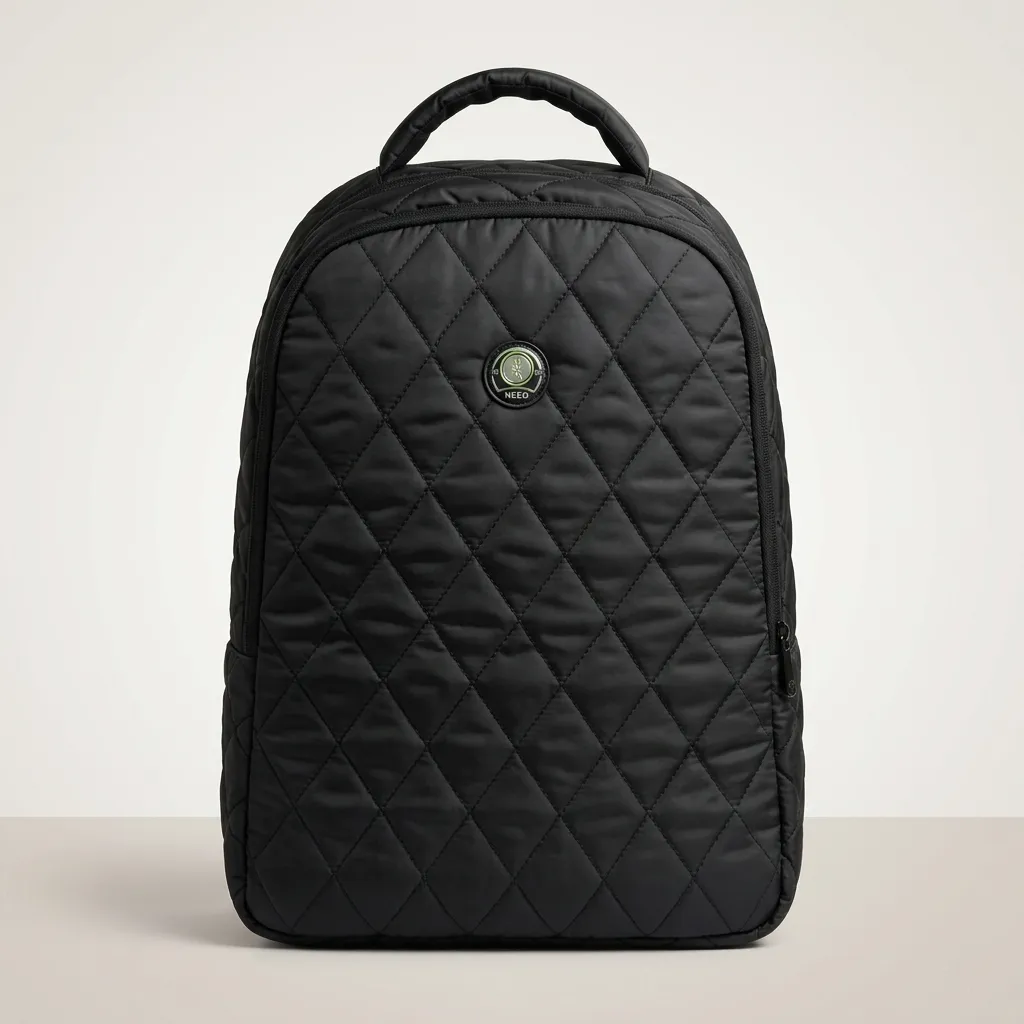 Givova Holland Quilted Padded Backpack Givova Unisex Multipocket Waterproof Black Backpack