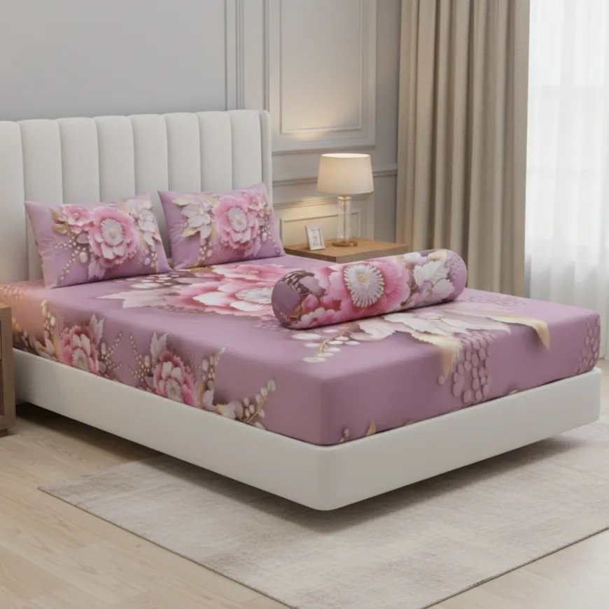 Water Proof  China Premium 3D Design Bed Sheet
