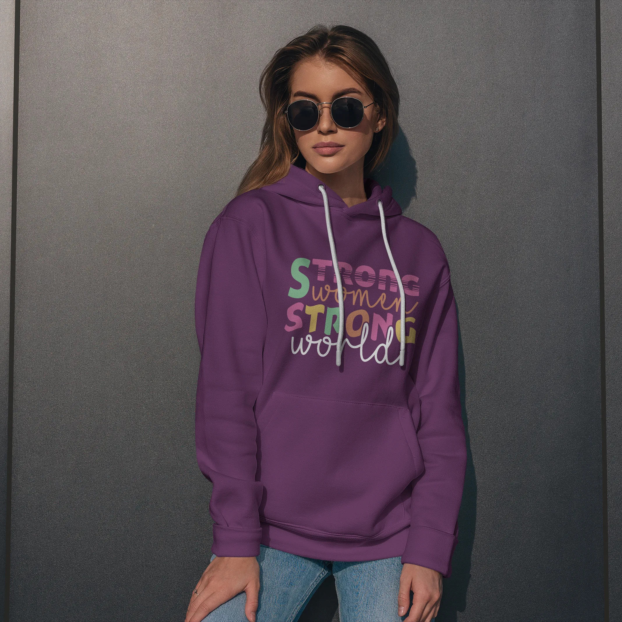 WinterWhisper Ladies Hoodie ( Purple )