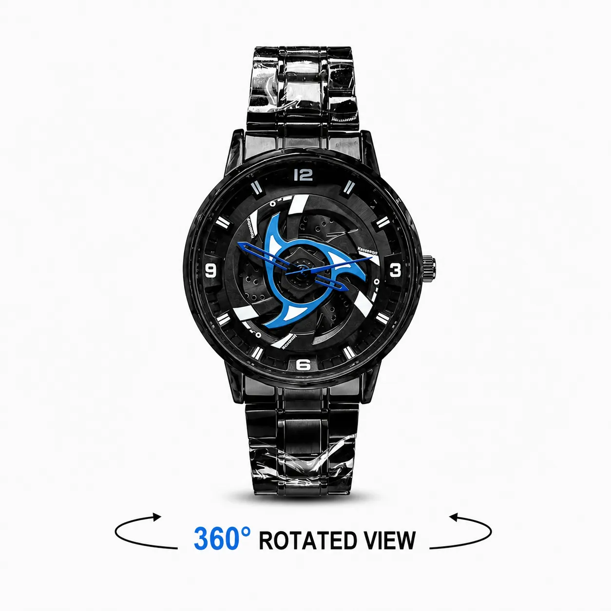 Wheel Rim Rotating Watch