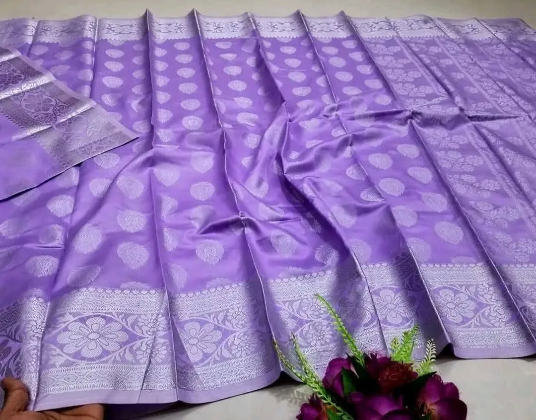 Premium Silk Katan Saree – Exclusive Design (Multiple Colors Available)