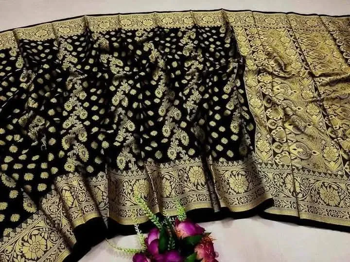 Premium Silk Katan Saree – Exclusive Design (Multiple Colors Available)