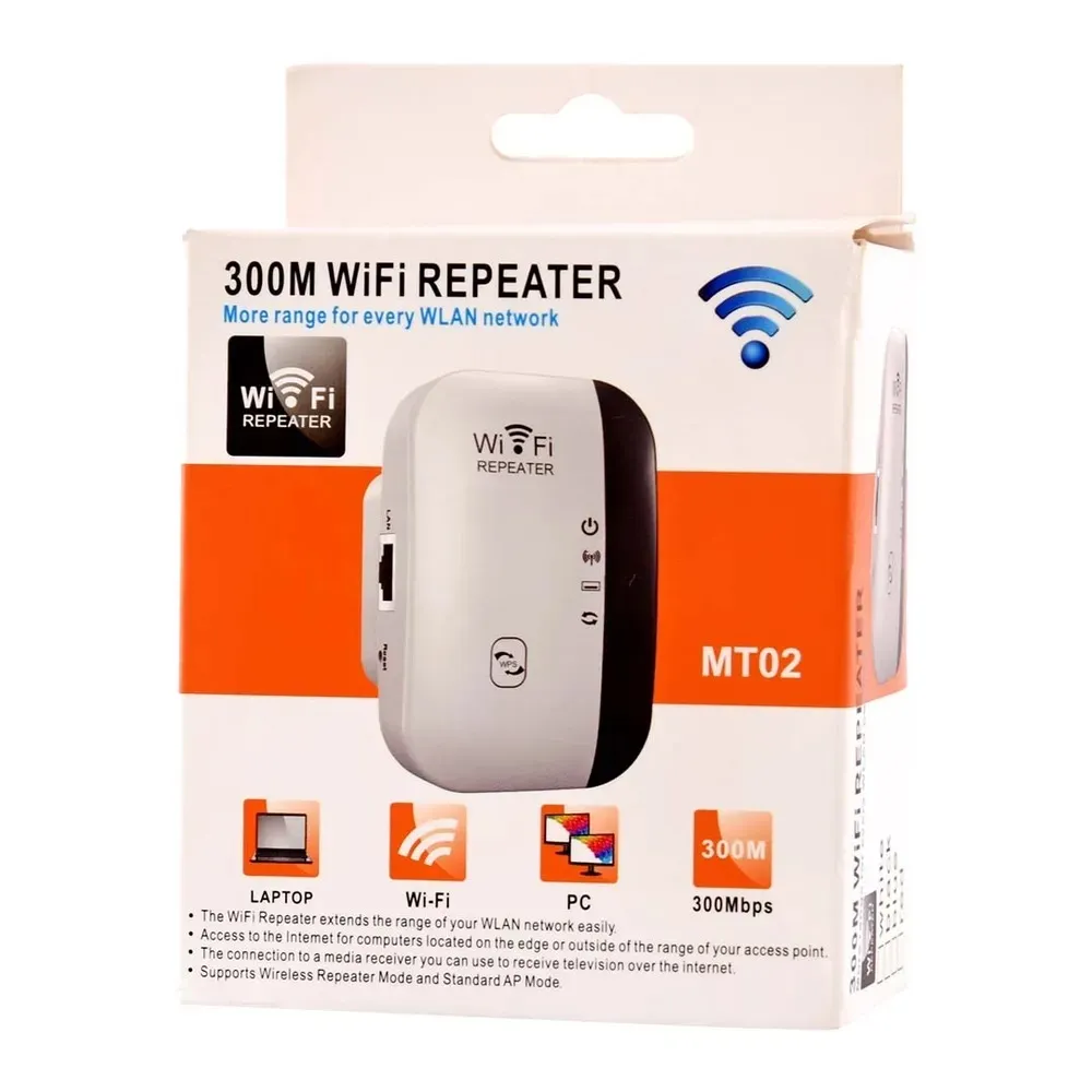 300Mbps WiFi Repeater Wireless-N 802.11 AP Router Extender Signal Booster Range