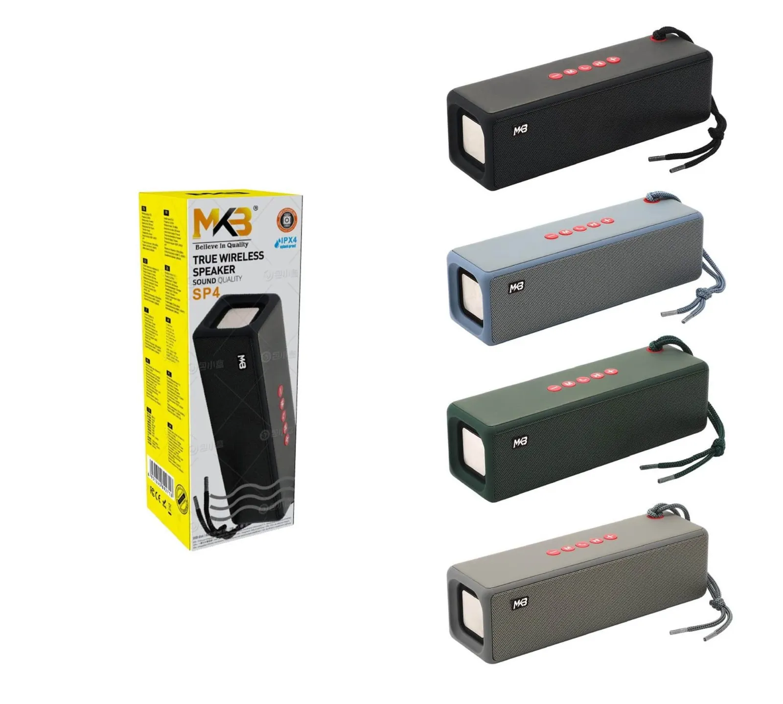 MKB SP4 Portable Bluetooth speaker Heavy Bass