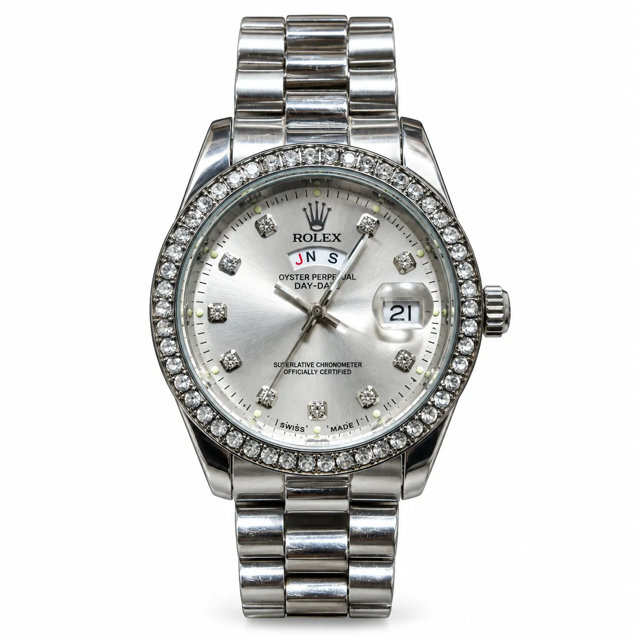 Rolex Quartz Movement Stainless Steel Analog Watch for Men
