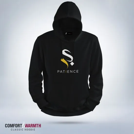 “Patience” Islamic Hoodie (Black)